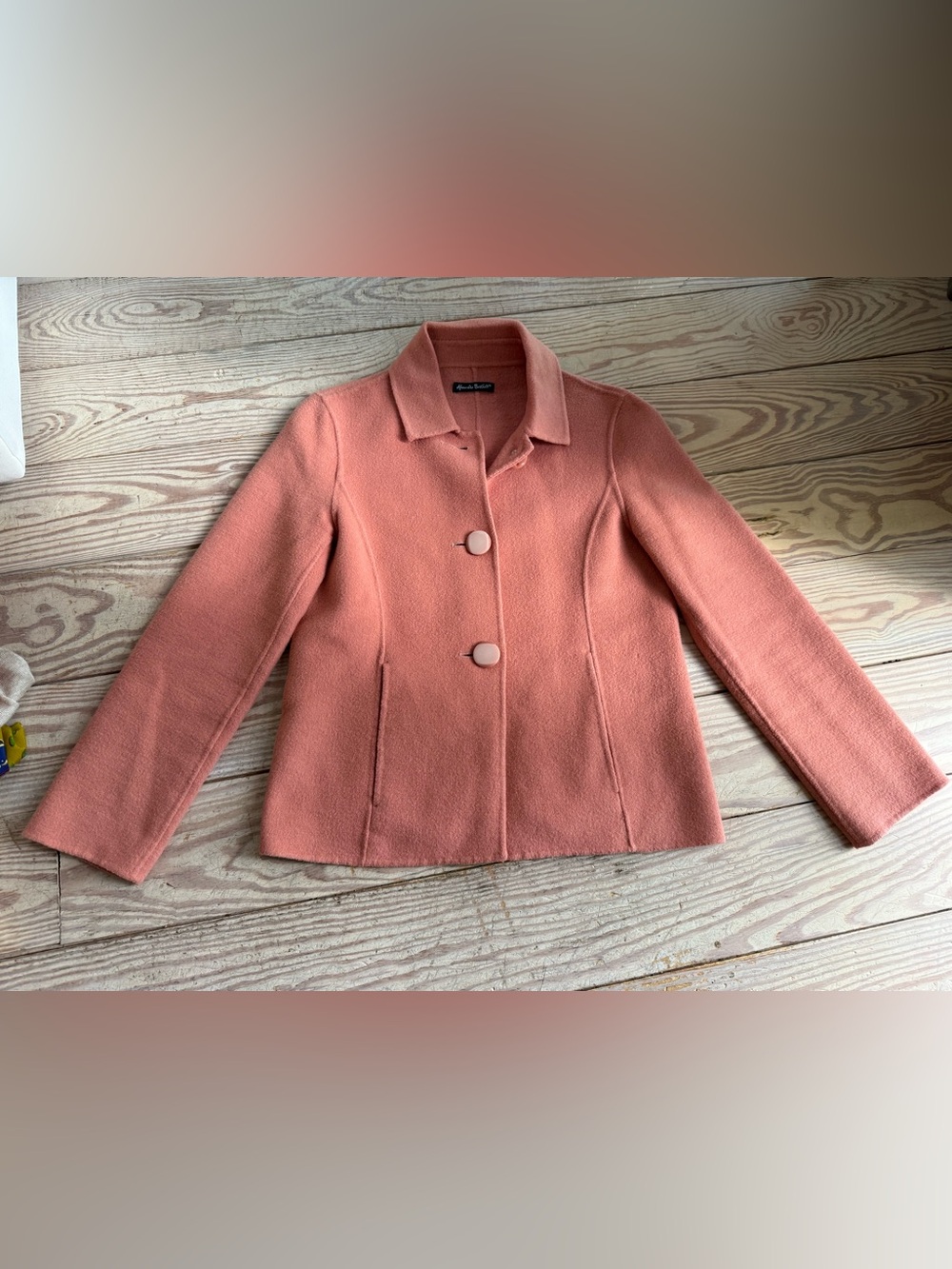 Alexandra Bartlett 100% Wool Jacket Size XS